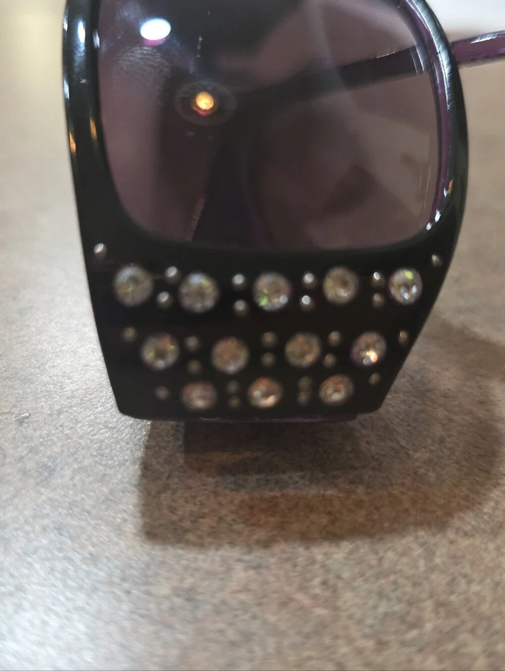 Purple Gradient Oversized Sunglasses